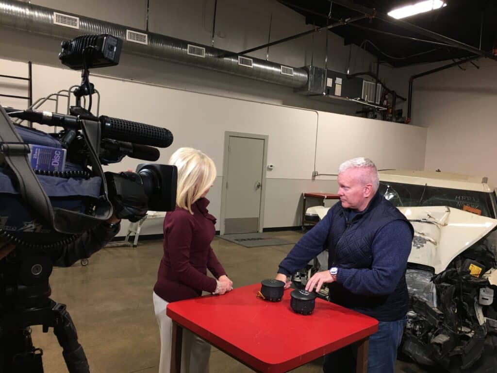 CBS11 Investigative Reporter Ginger Allen Interviews Vehicle Safety Lawyer Todd Tracy About Counterfeit Airbag Case